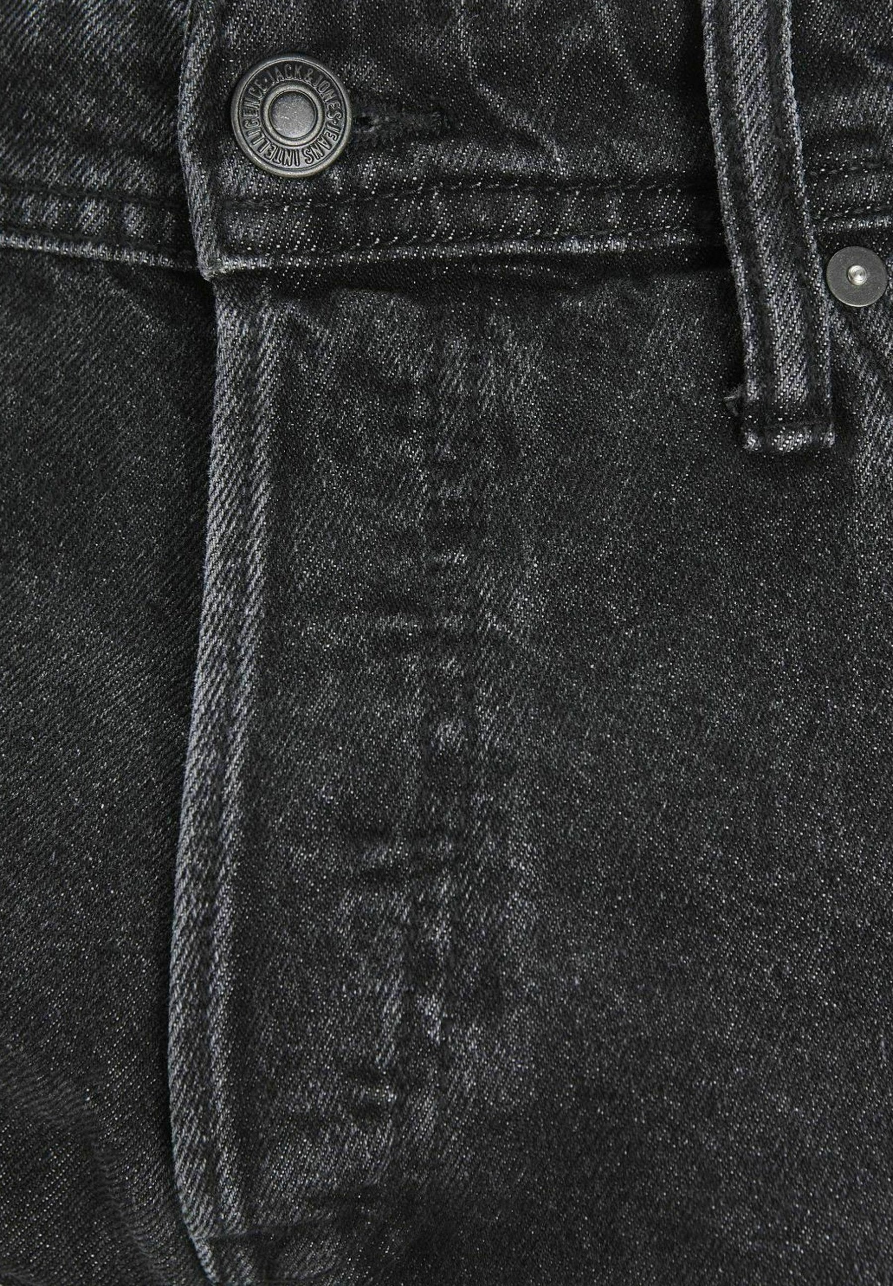 JJIEDDIE JJORIGINAL Loose Fit High Waist - Baggy Jeans - black denim