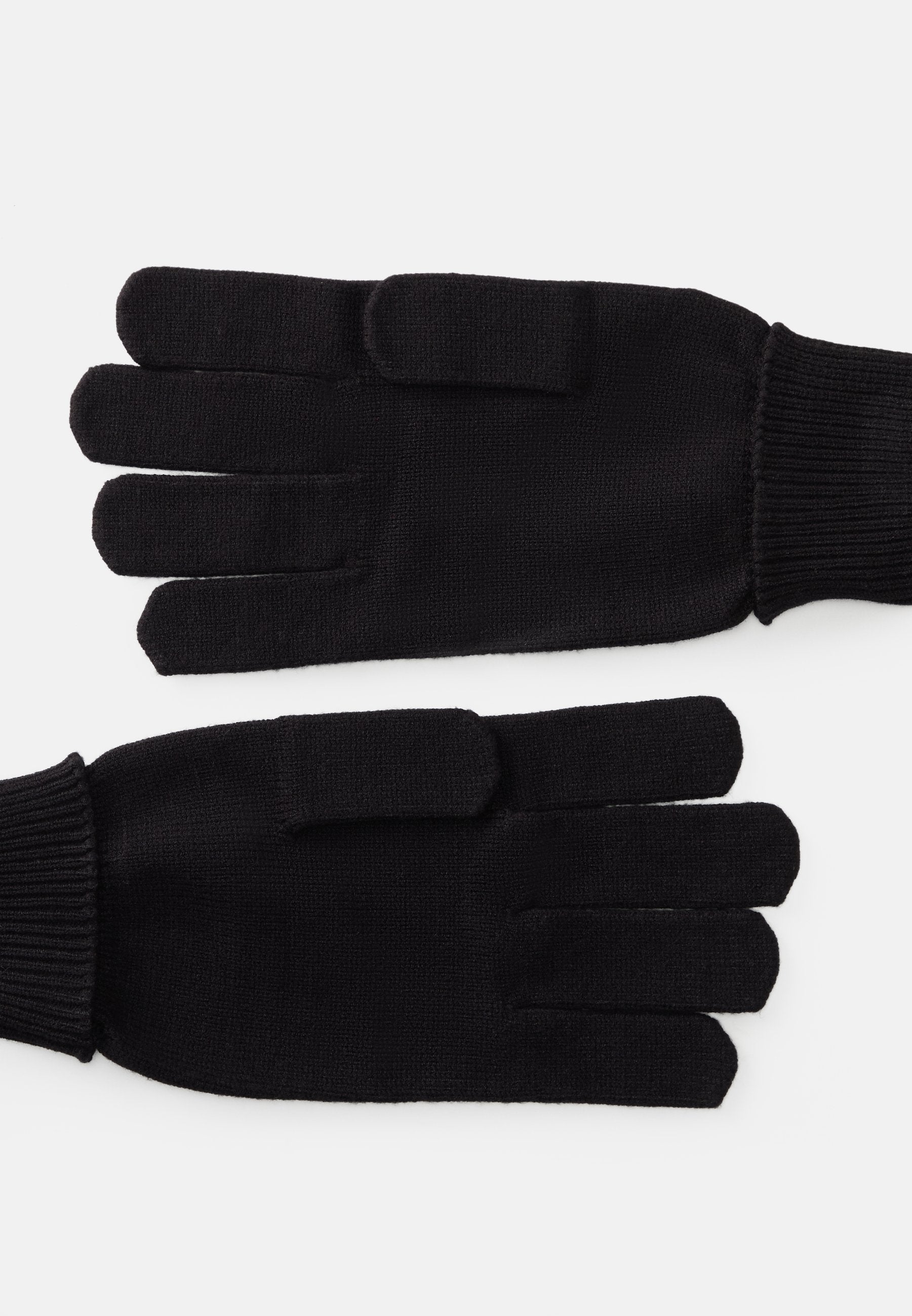 MONOGRAM EMBROIDERY - Gloves - black