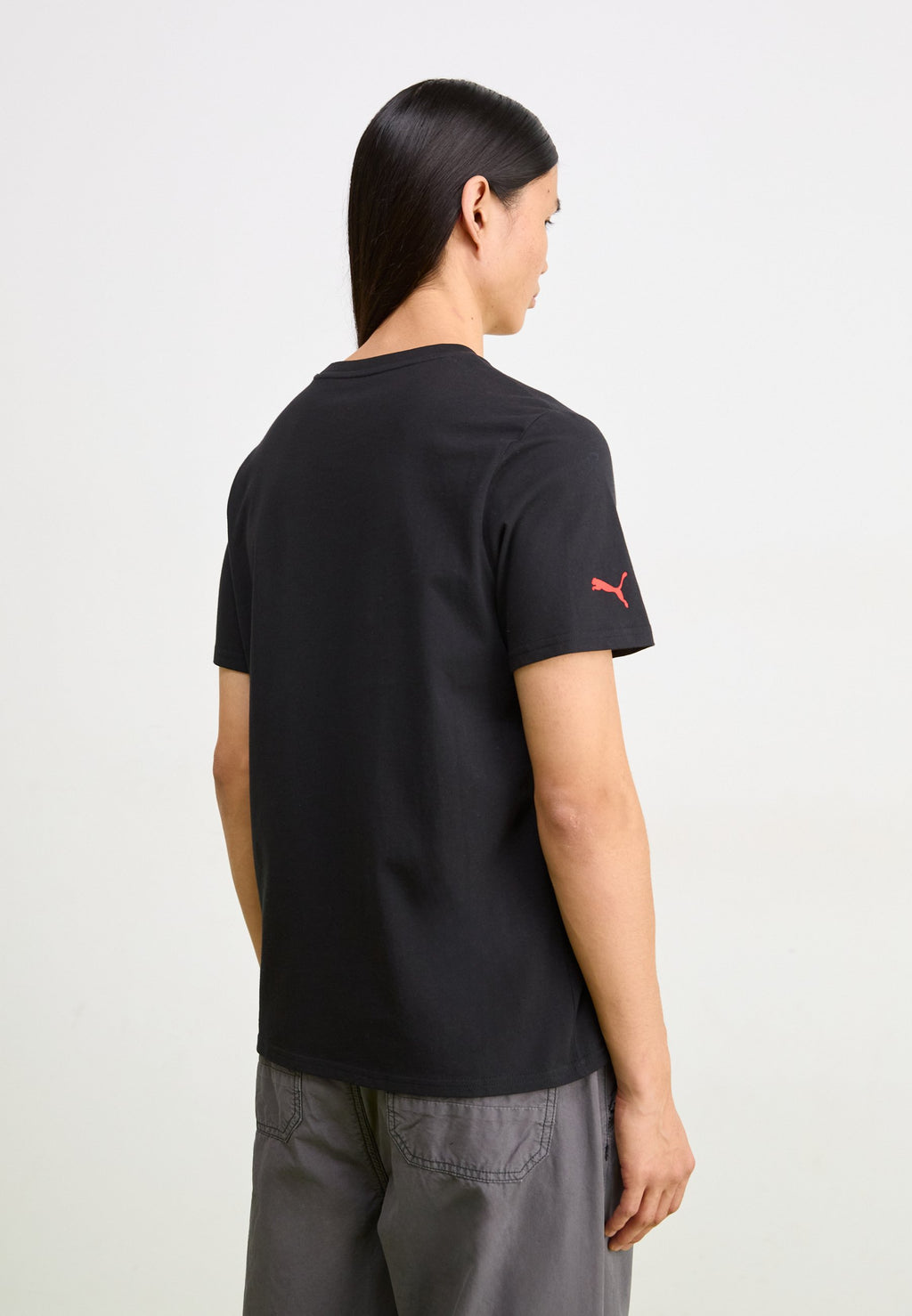 TEE LOGO F1 ESS 180G - T-shirt imprimé - noir