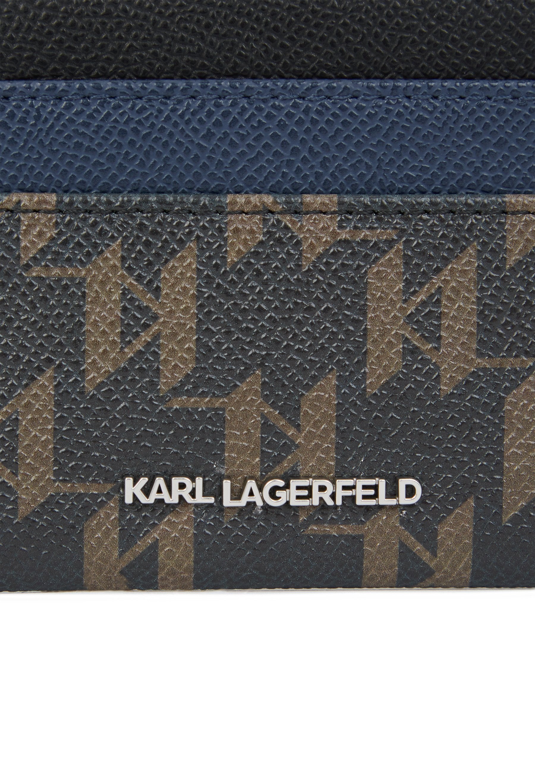 Business card holder - black/brown