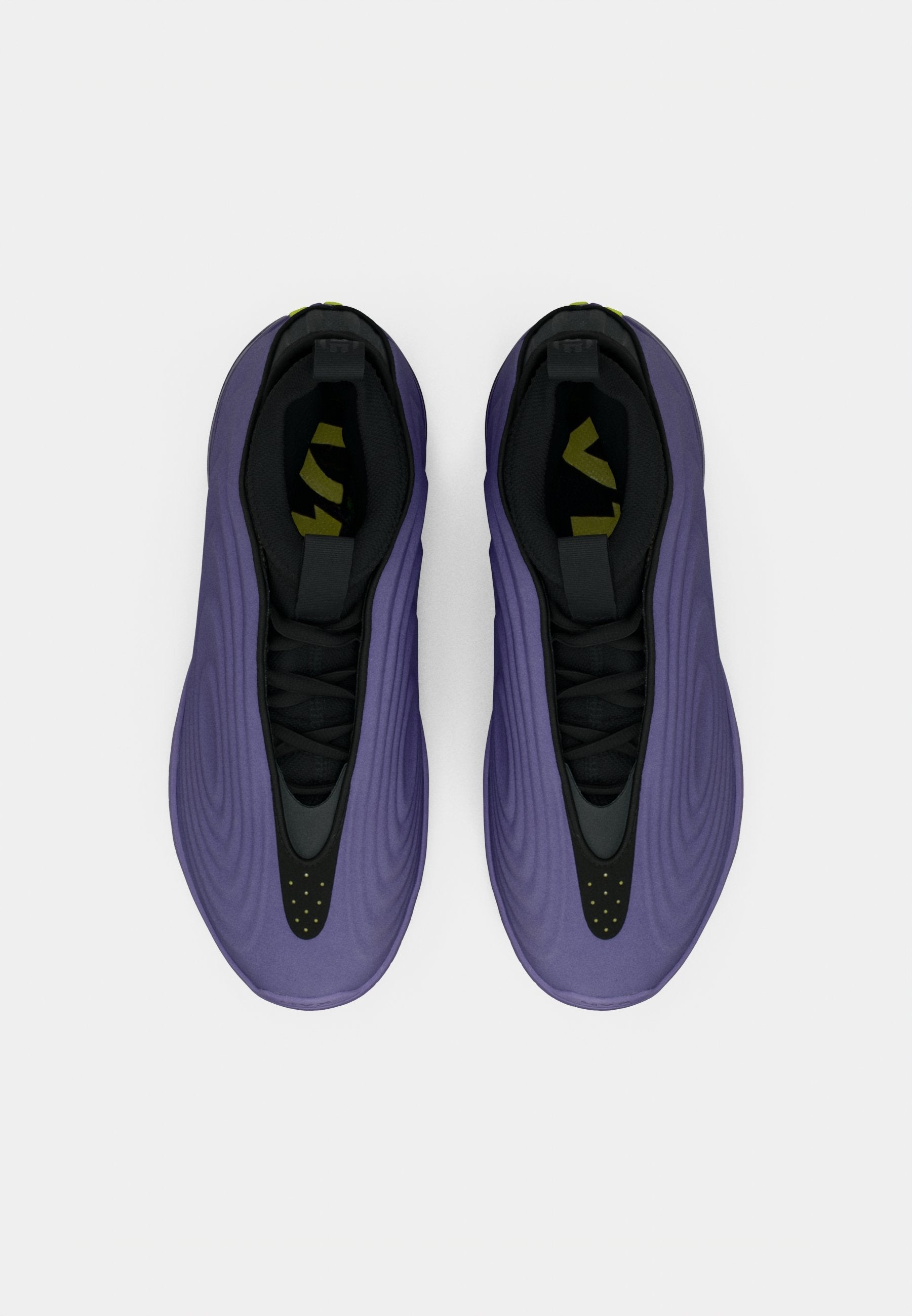 Basketball shoes - core black/lucid lemon