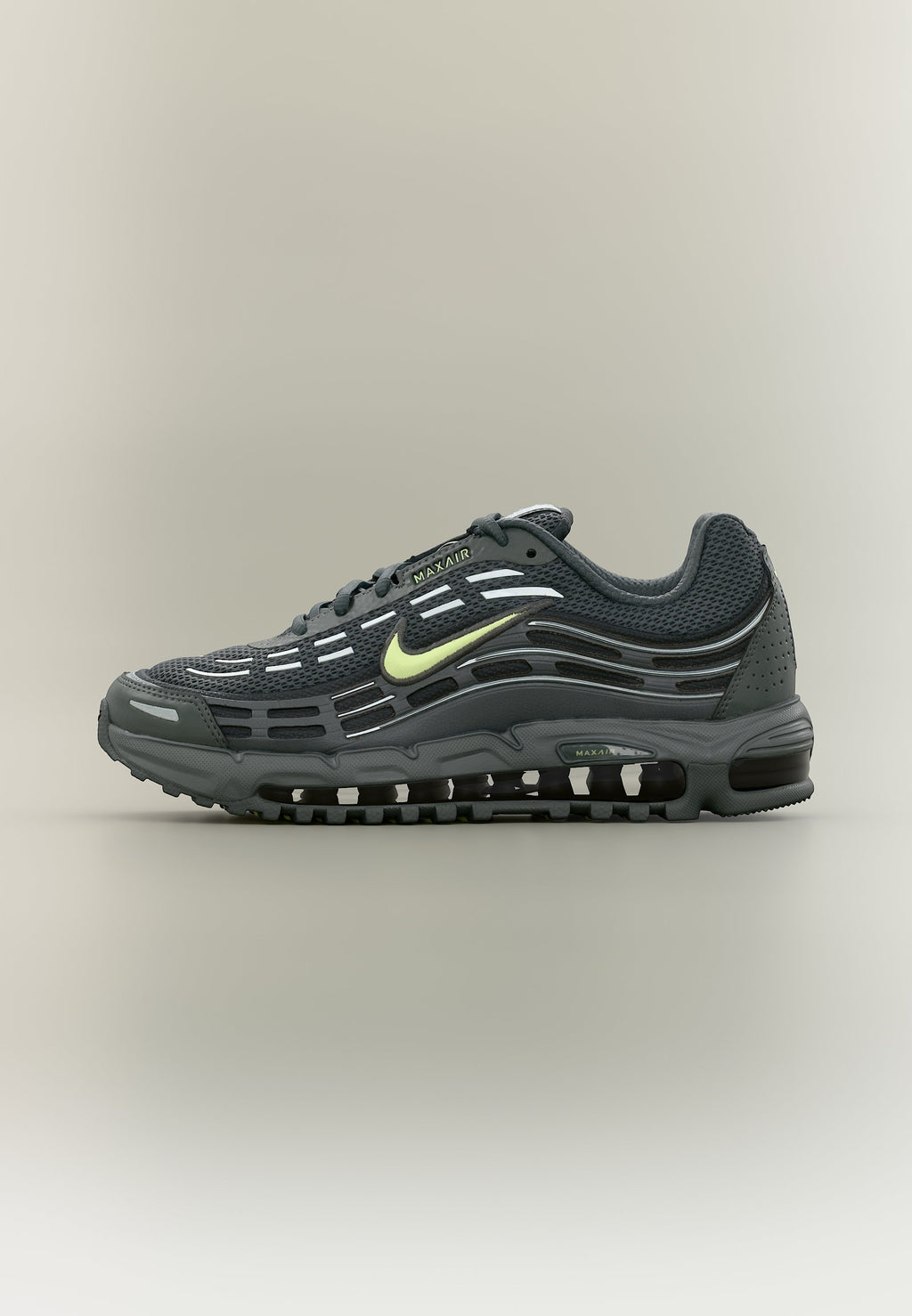 AIR MAX TL 2.5 UNISEX - Spor Ayakkabı - demir gri/açık likit misket limonu/koyu duman grisi/gümüş rengi