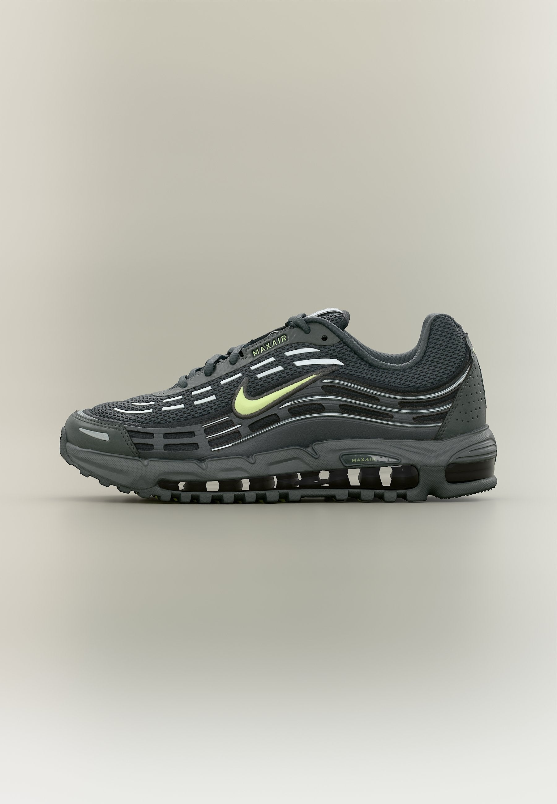 AIR MAX TL 2.5 UNISEX - Spor Ayakkabı - demir gri/açık likit misket limonu/koyu duman grisi/gümüş rengi