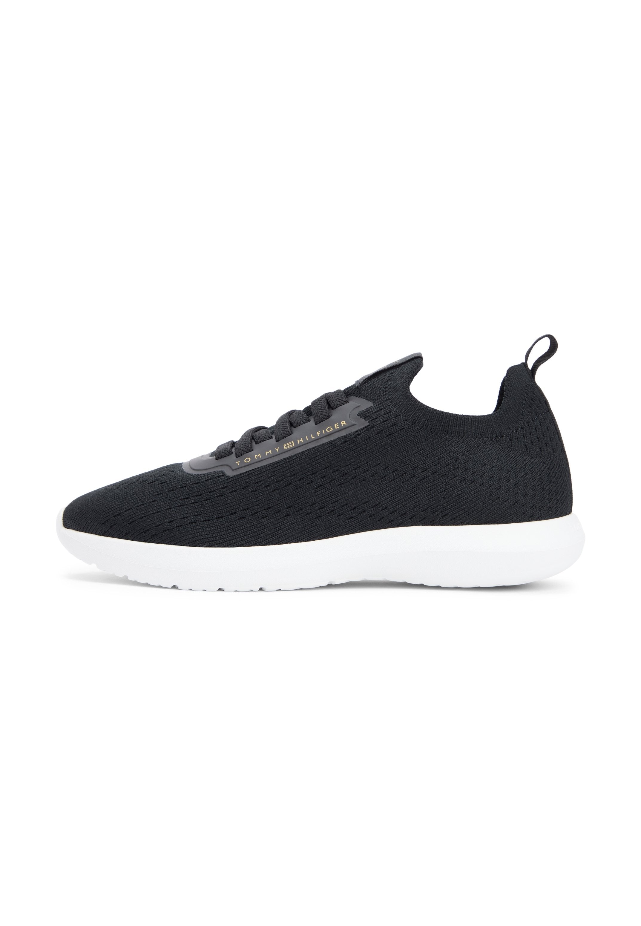 KNIT LIGHTWEIGHT MONO-SOCK SLIP-ON TRAINERS - Trainers - black