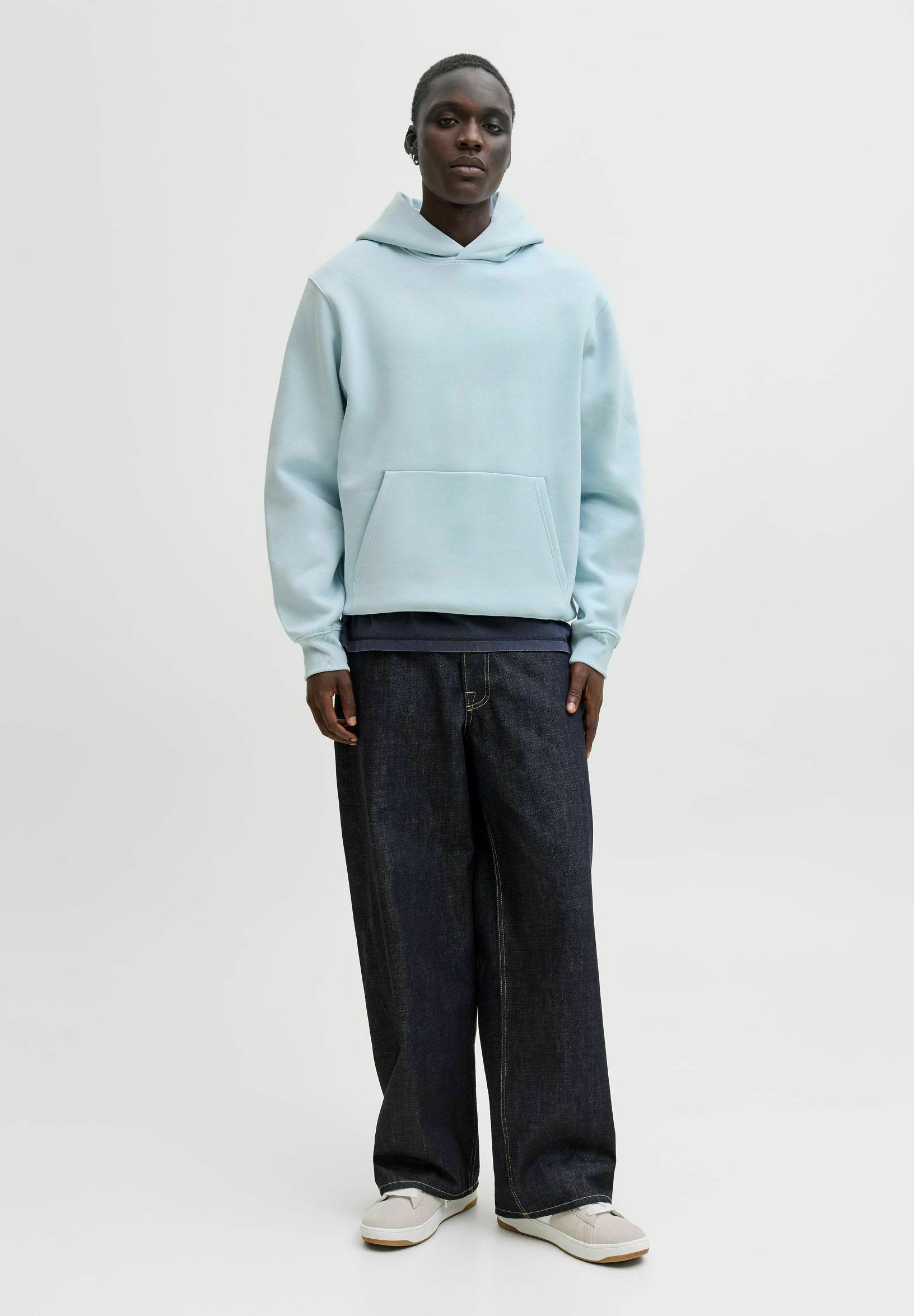 Plain - Hoodie - celestial blue