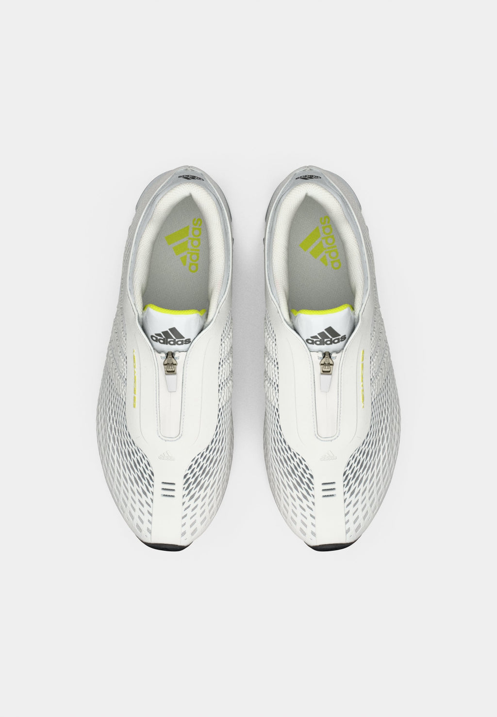 MEGARIDE S2 UNISEX - Trainers - crystal white/semi solar yellow