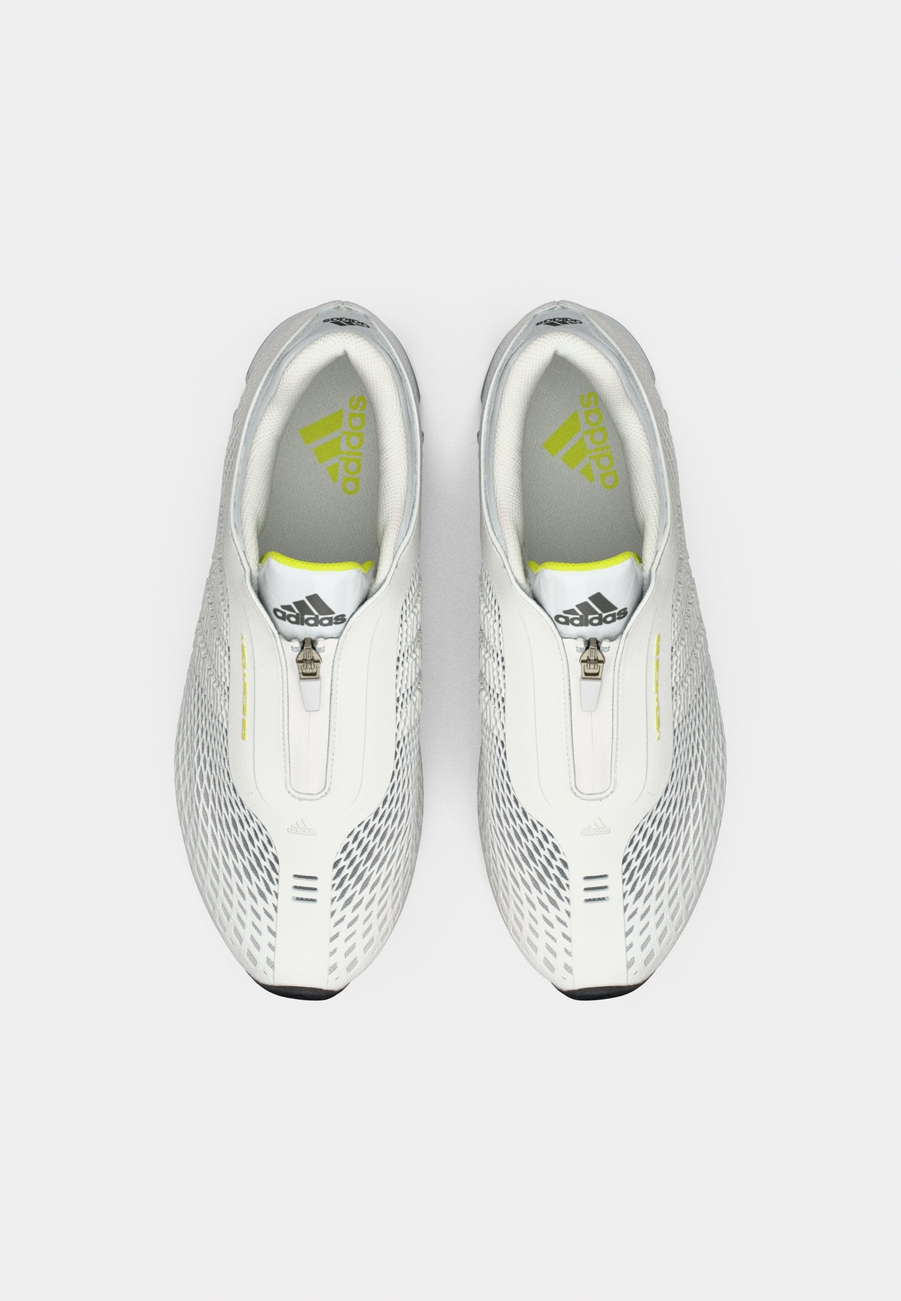 MEGARIDE S2 UNISEX - Trainers - crystal white/semi solar yellow