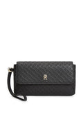 HILFIGER ICON DEBOSSED LOGO FLAP POUCH - Clutch - black