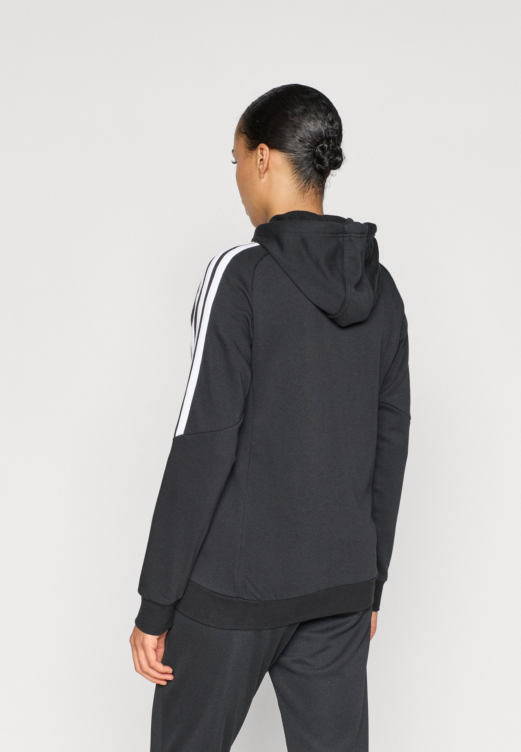 TIRO26 LEAGUE FULL ZIP HOODIE - Zip-up sweatshirt - black/white