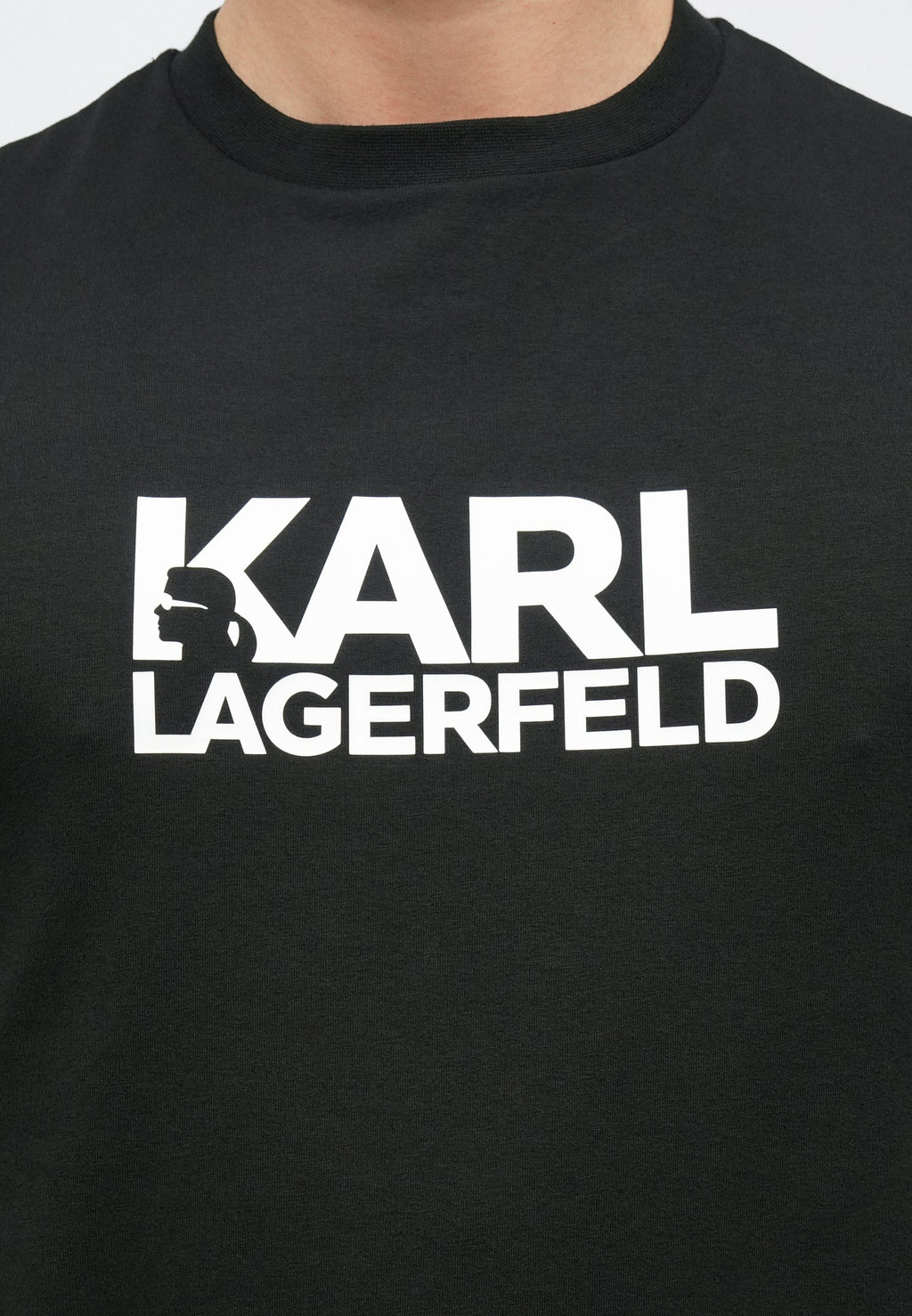 CREW NECK - Print T-shirt - black