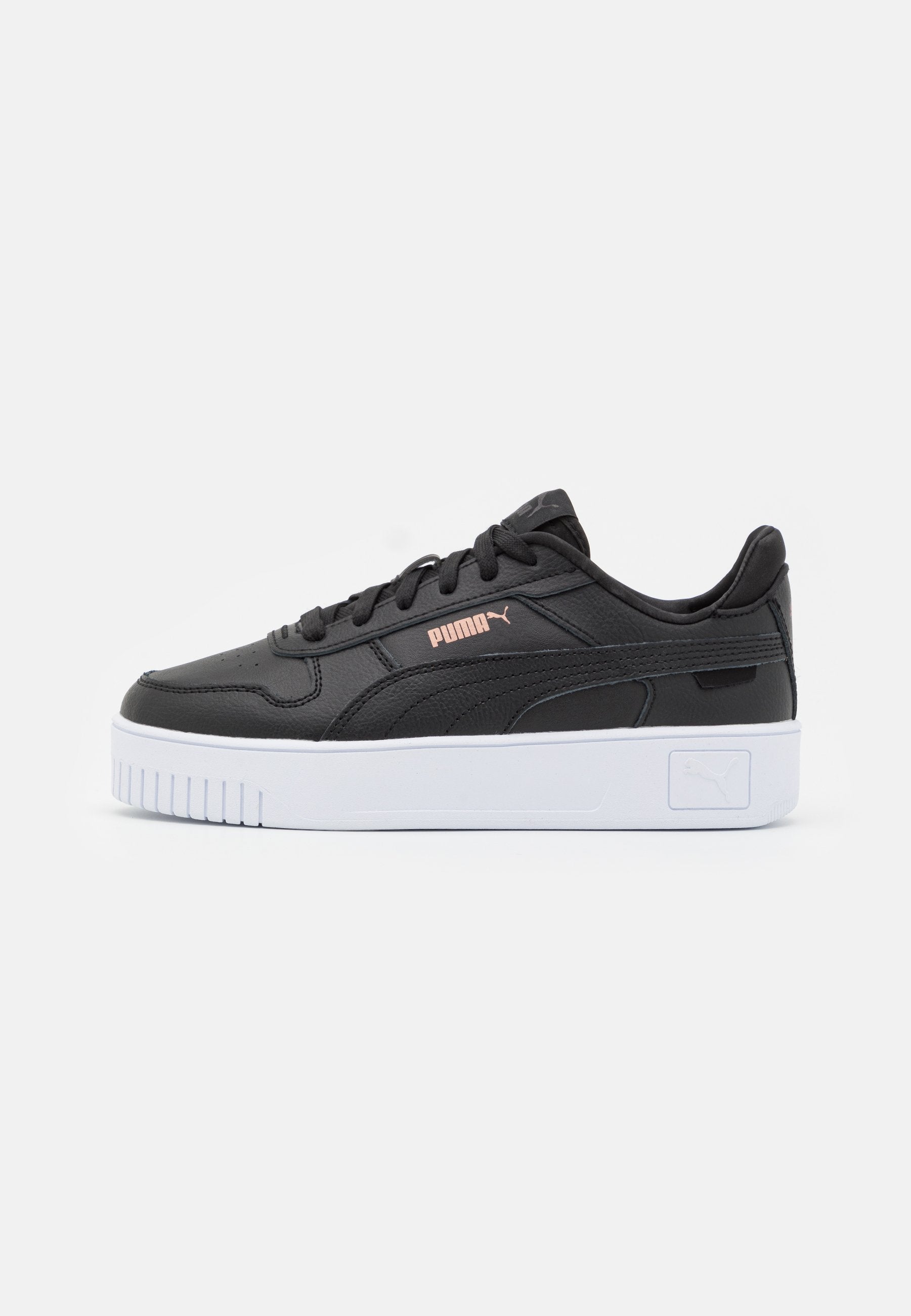 CARINA STREET - Trainers - black/rose gold/white