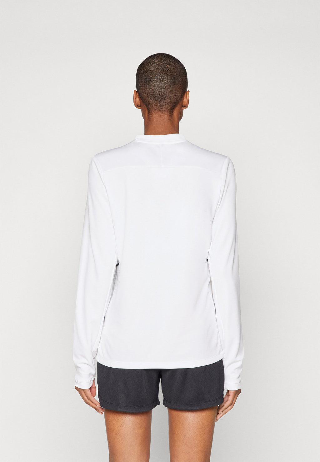 CREW TOP - Long sleeved top - white/black