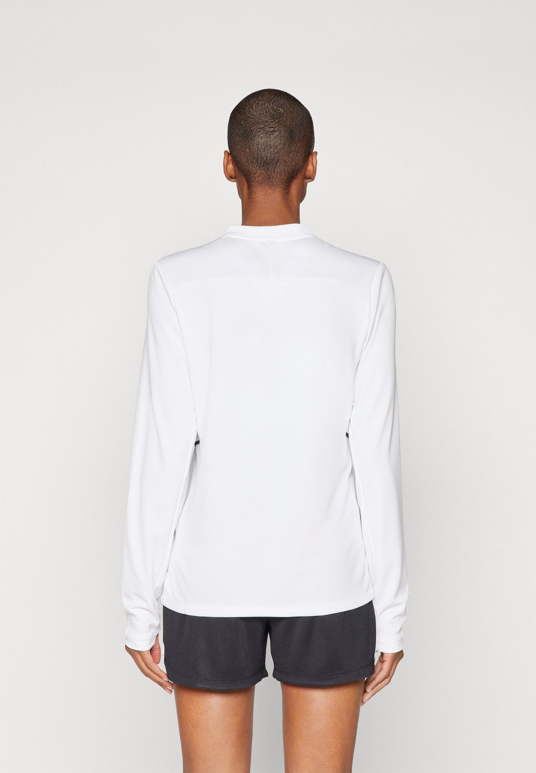 CREW TOP - Long sleeved top - white/black