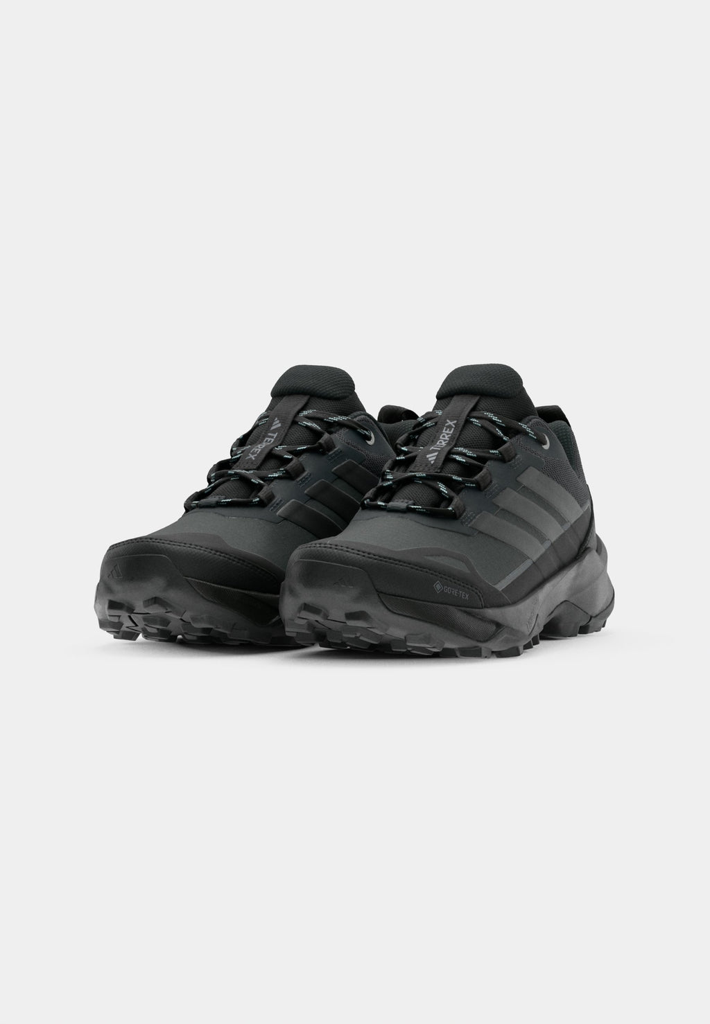 SKYCHASER AX5 GORE TEX - Hiking shoes - core black/semi flash aqua