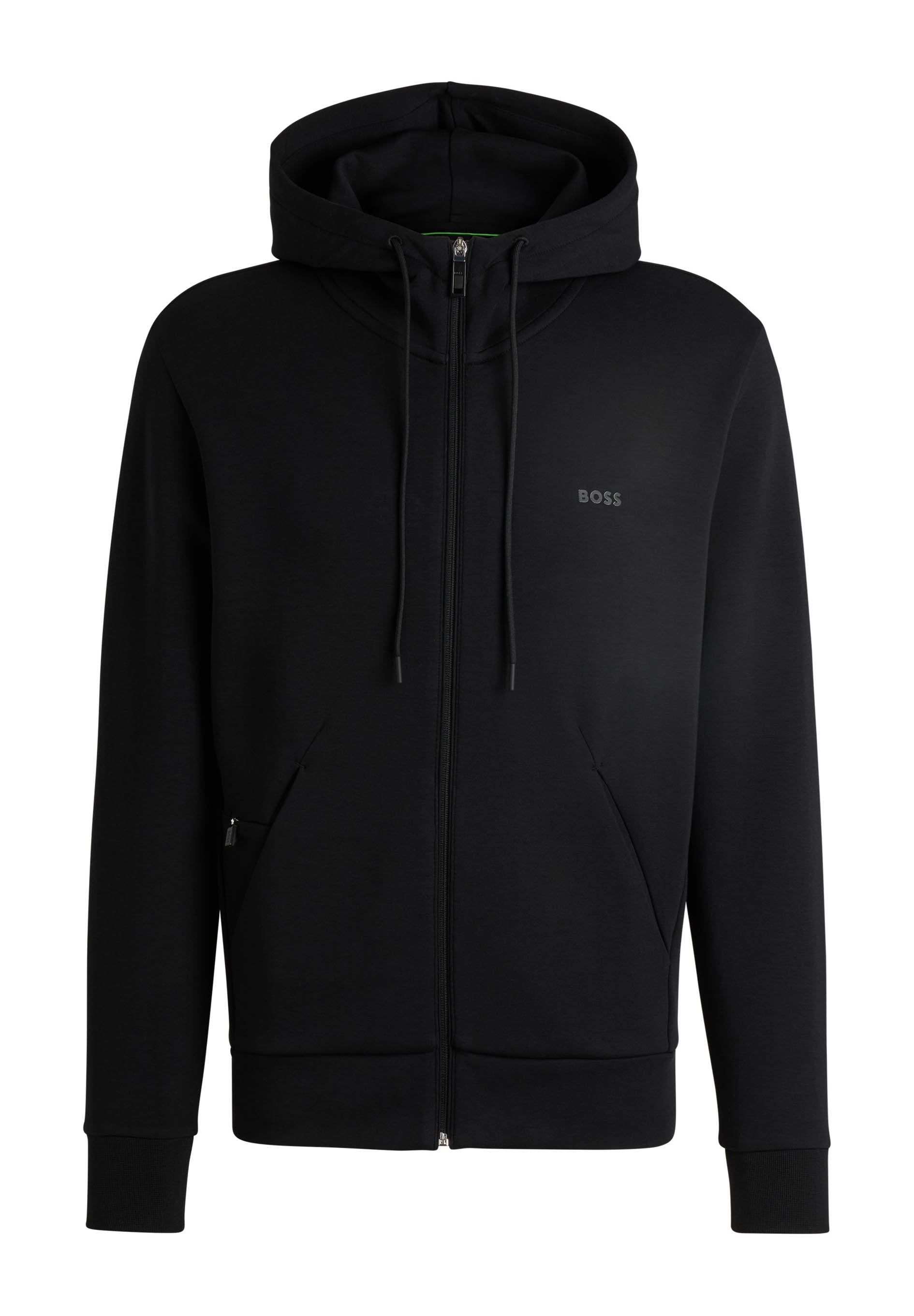 SAGGY - Zip-up sweatshirt - black