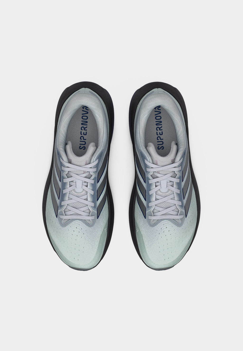 SUPERNOVA RISE 3 M - Road running shoes - silver-coloured/iron metallic/tech indigo