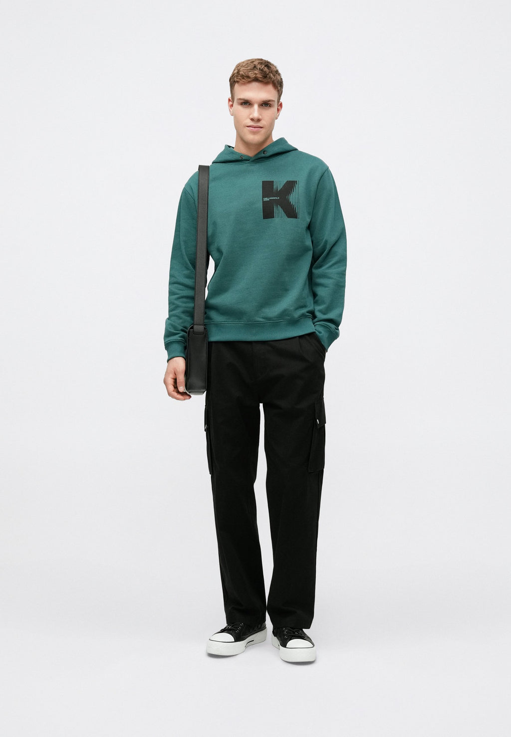 PULL À CAPUCHE LOGO - Sweat à capuche - Baume