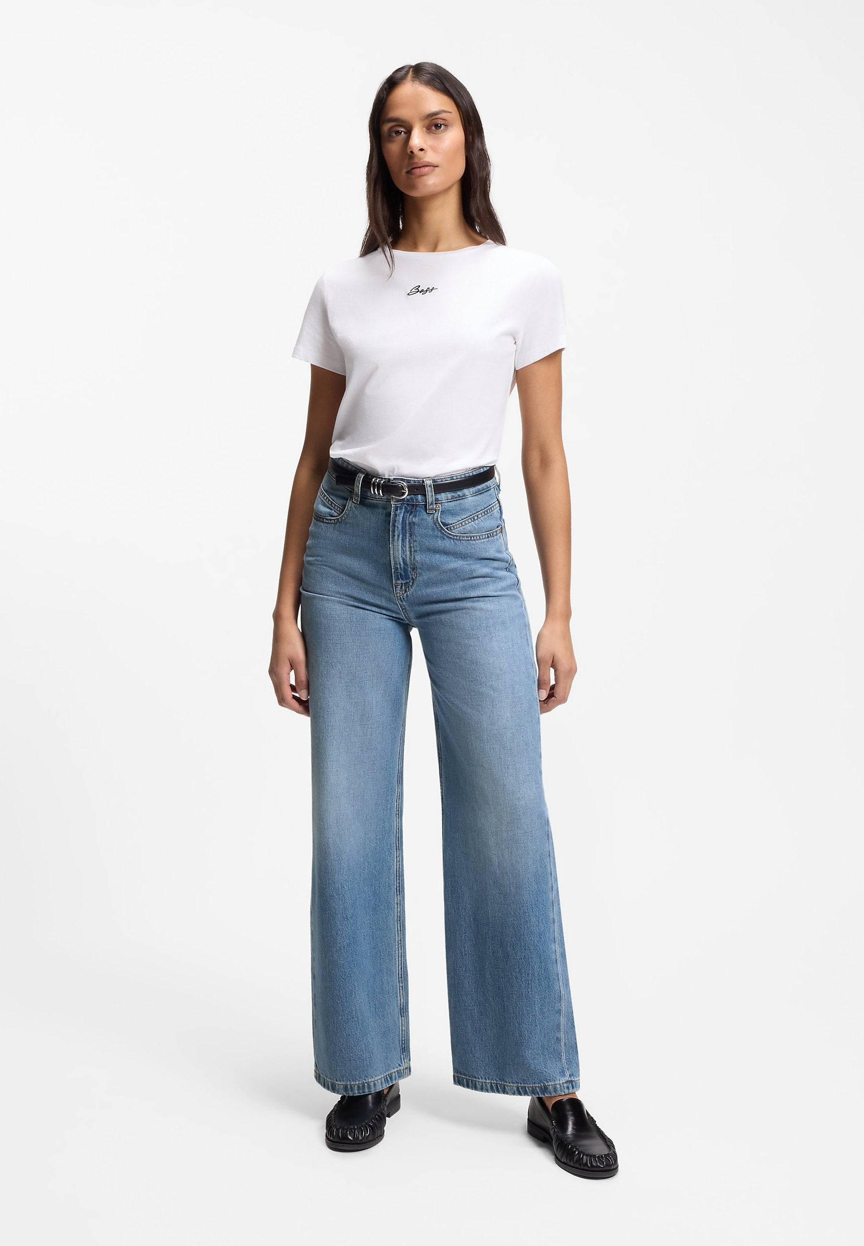 C_MARLENE HR 13.0 - Wide Leg - light/pastel blue