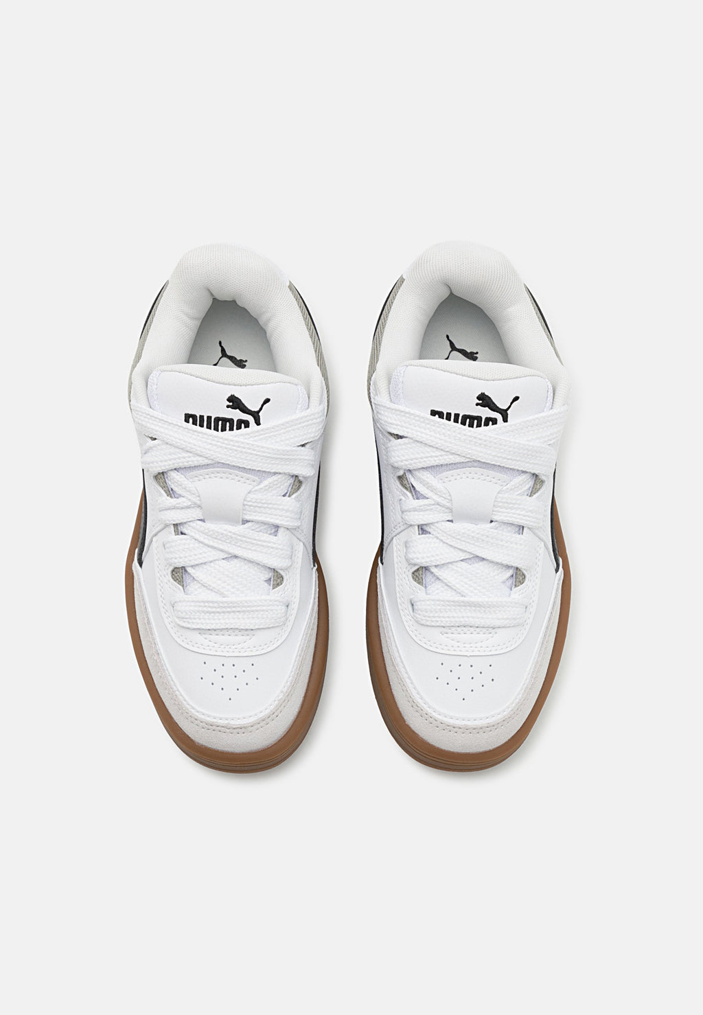 PARK LIFESTYLE UNISEXE - Chaussures de skate - blanc/noir/gris plume