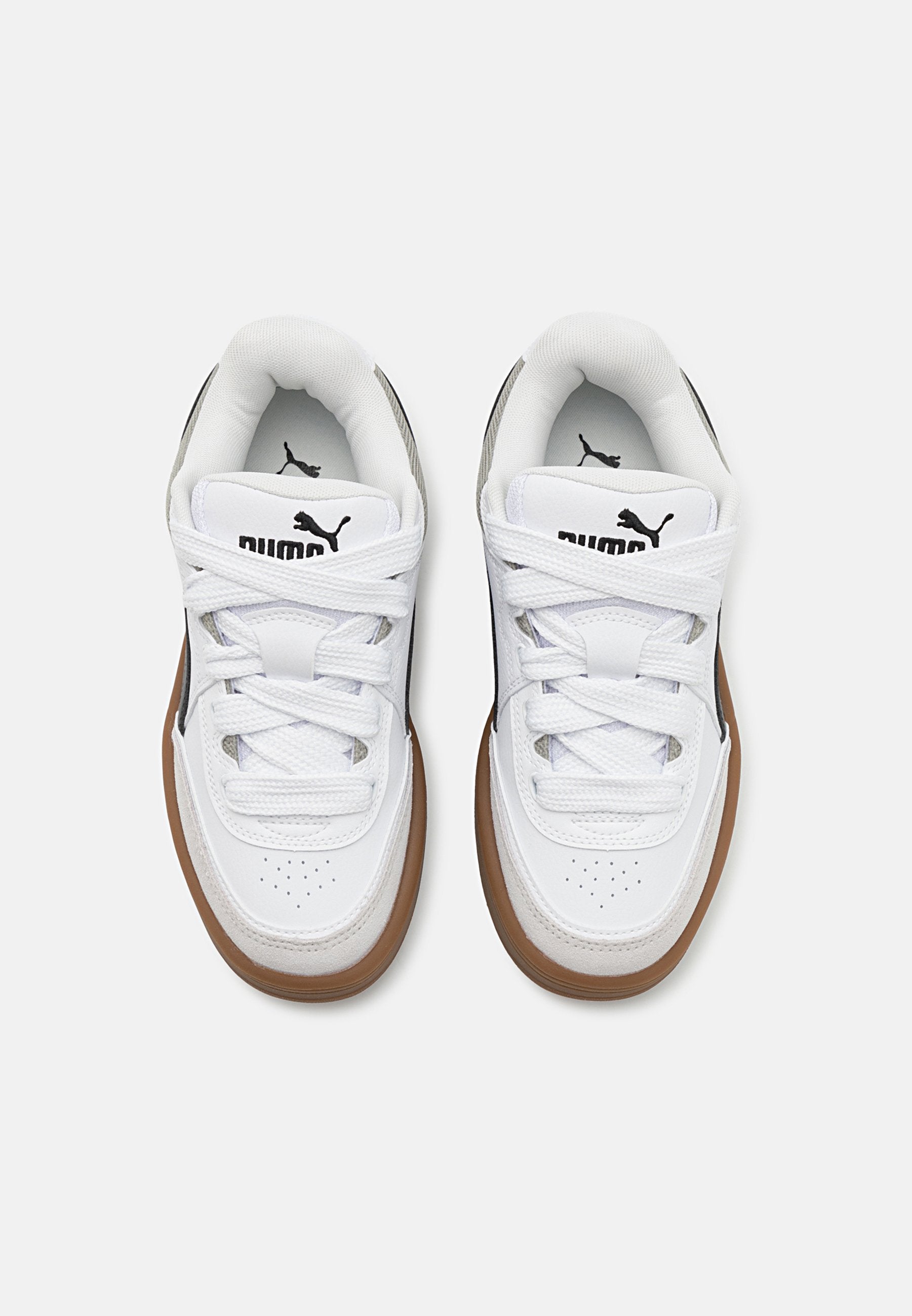 PARK LIFESTYLE UNISEXE - Chaussures de skate - blanc/noir/gris plume