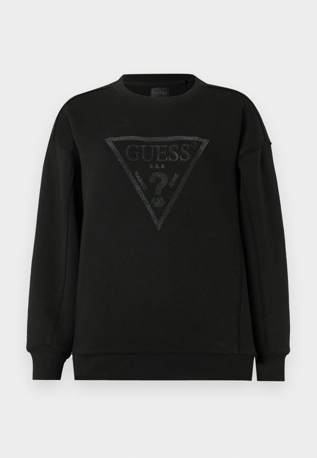 TRIANGLE STUDS - Sweatshirt - jet black