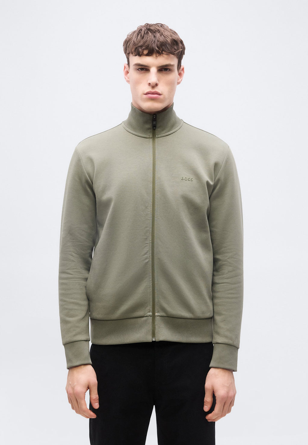 SKAZ - Zip-up sweatshirt - dark beige