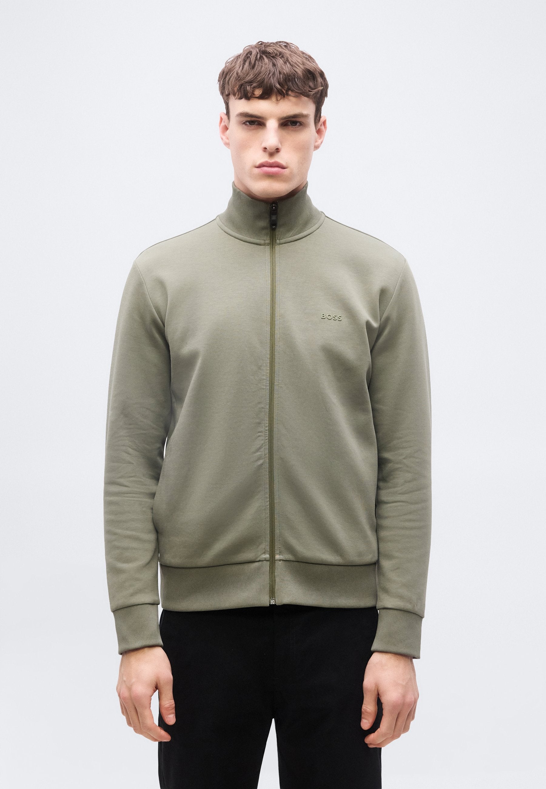 SKAZ - Zip-up sweatshirt - dark beige