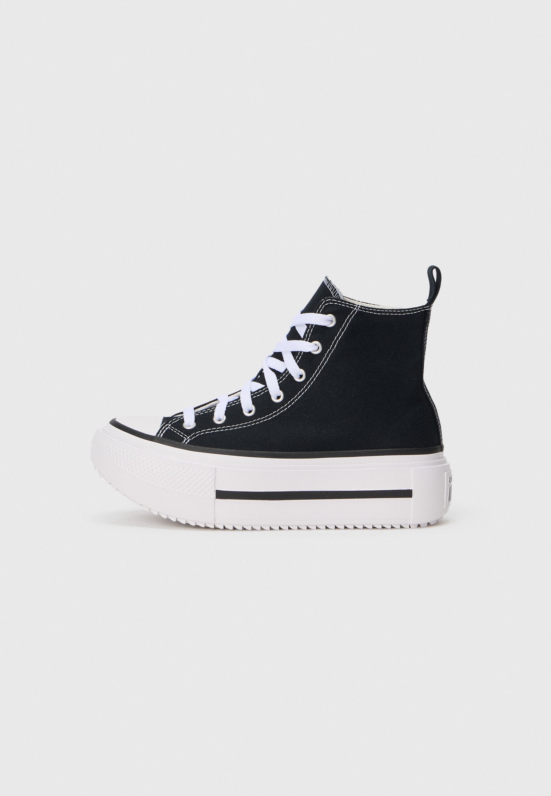 CHUCK TAYLOR ALL STAR LIFT DOUBLE STACK UNISEX - High-top trainers - black/white/egret
