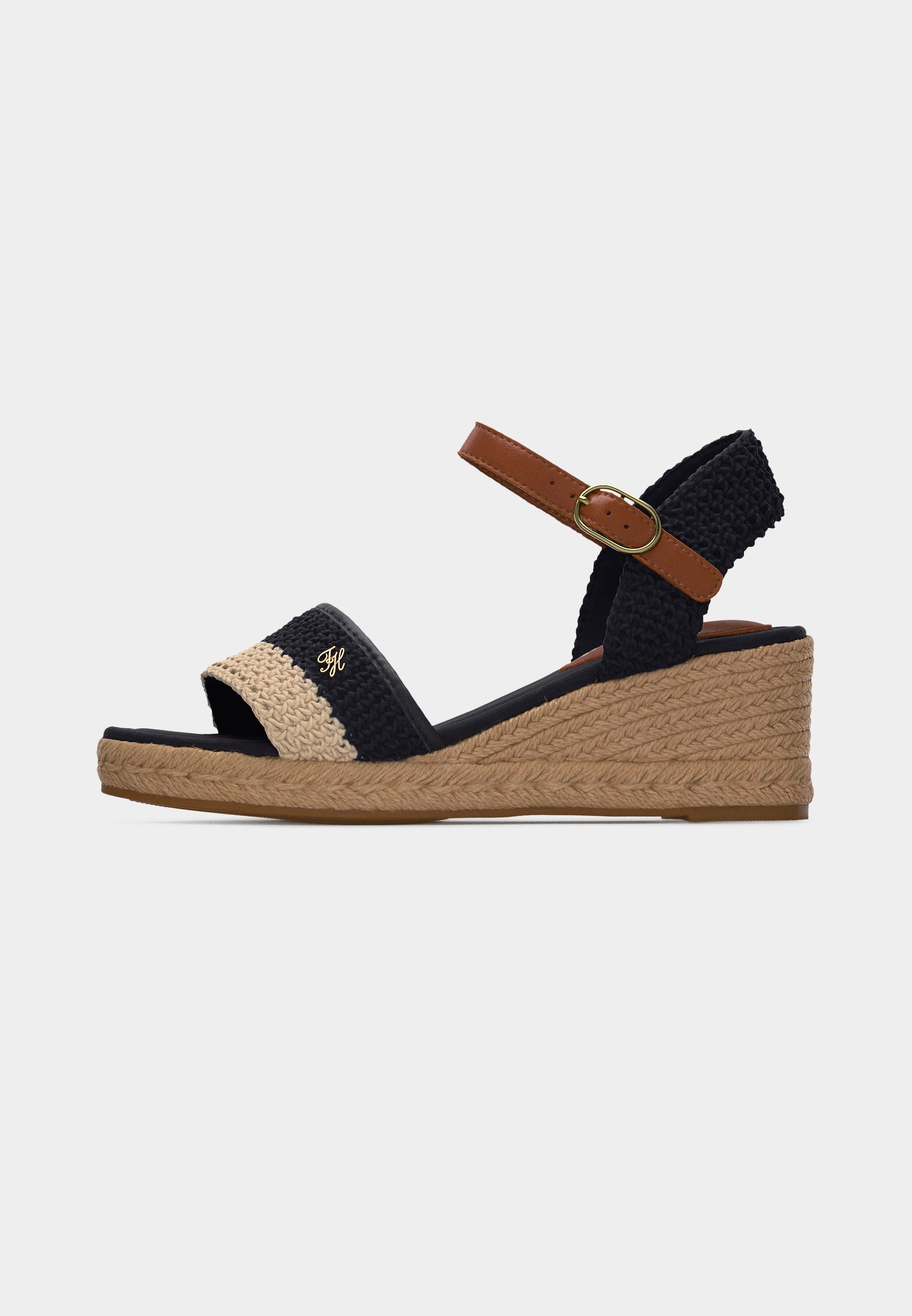 High heeled sandals - space blue