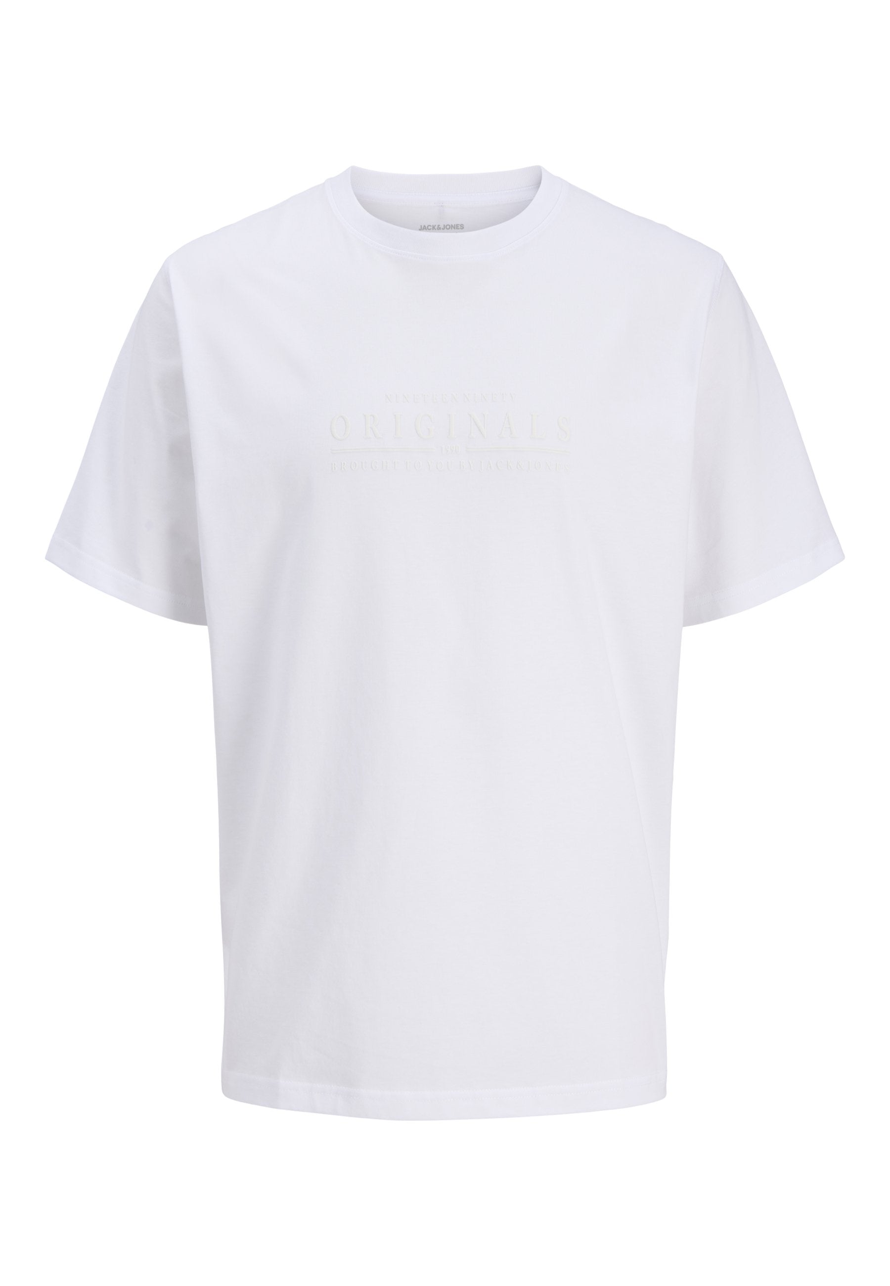 JORCATSKILLS MINIMAL TEE CREW NECK - Basic T-shirt - bright white