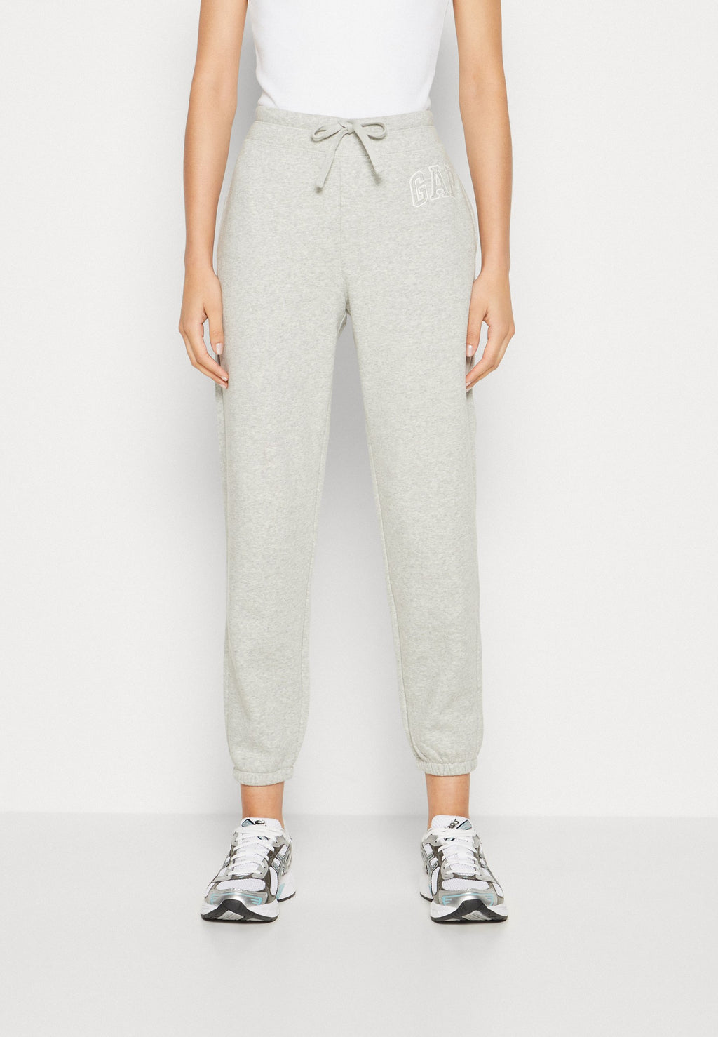 HERITAGE JOGGER - Tracksuit bottoms - light heather grey