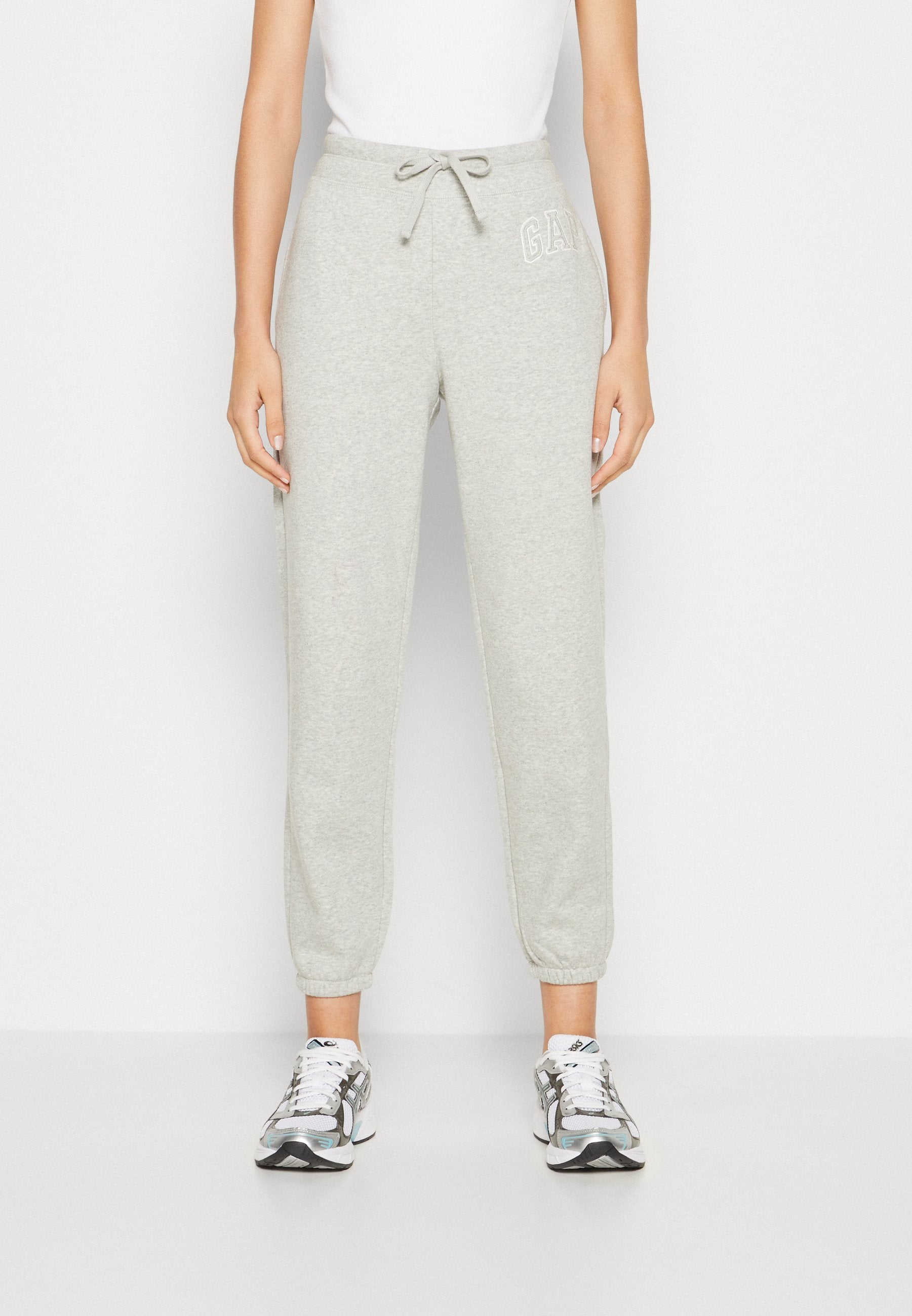 HERITAGE JOGGER - Tracksuit bottoms - light heather grey