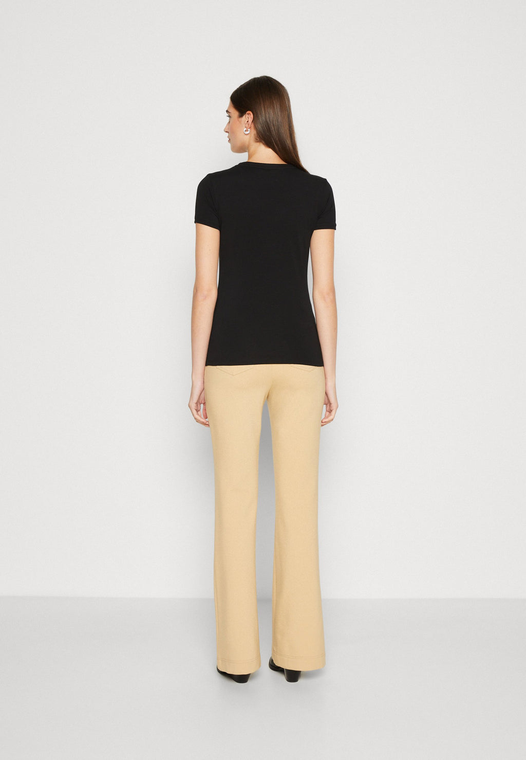 MINI TRIANGLE TEE - Basic T-shirt - jet black