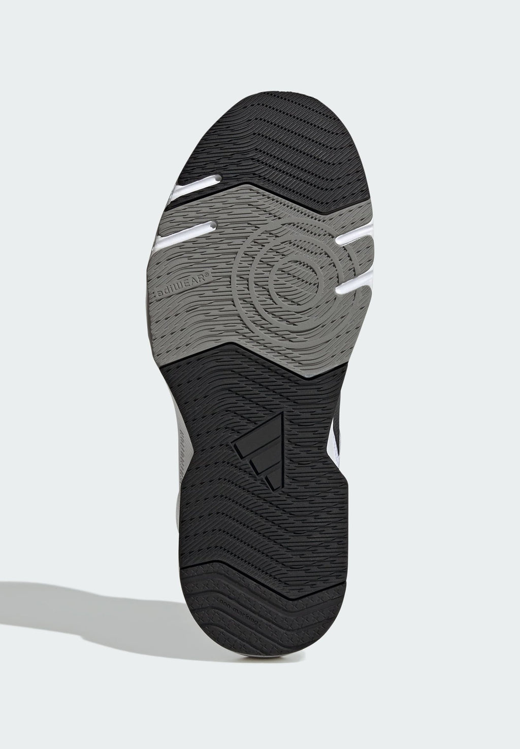 RAPIDMOVE GO - Training shoe - cloud white   core black   iron metallic