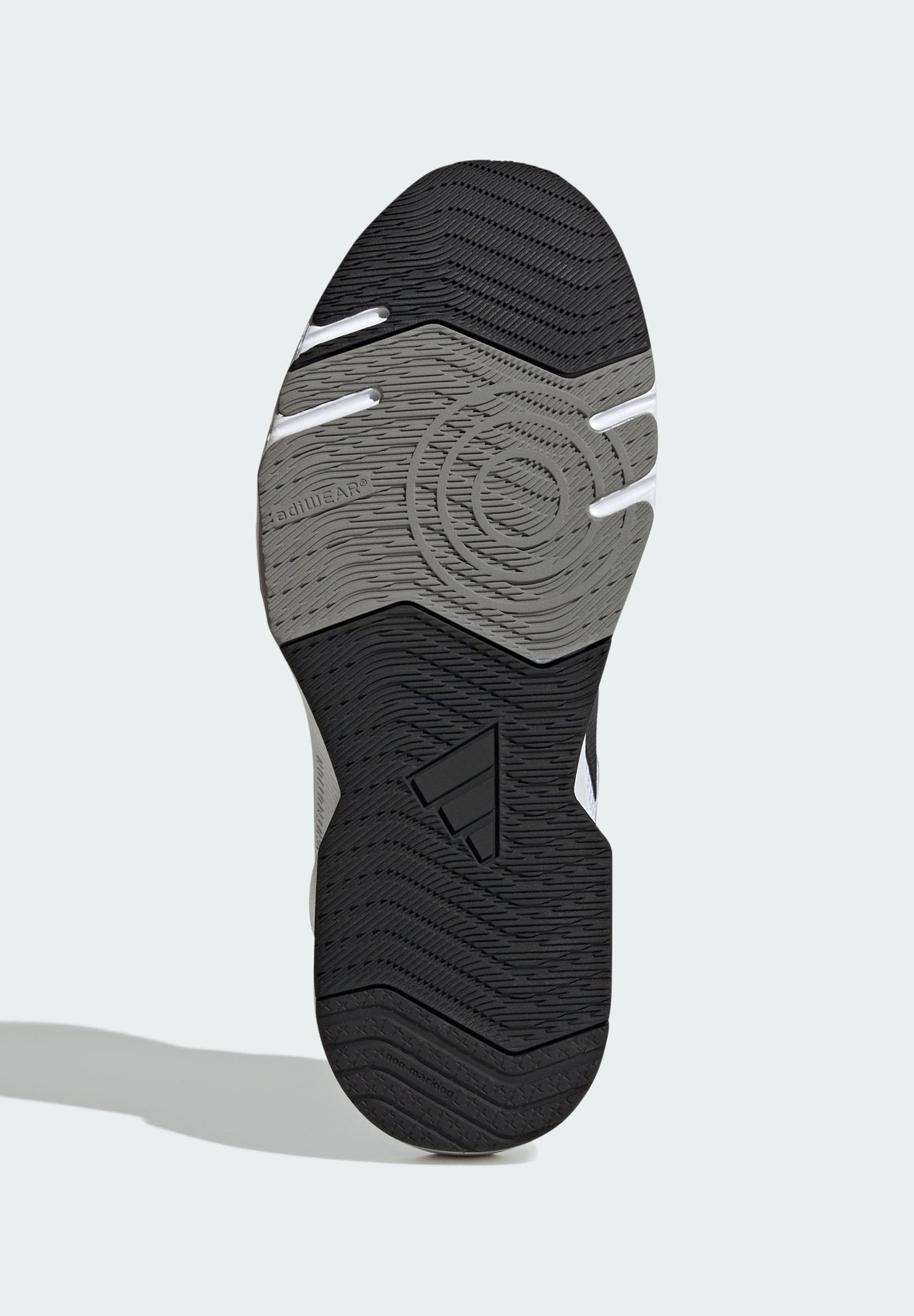 RAPIDMOVE GO - Training shoe - cloud white   core black   iron metallic