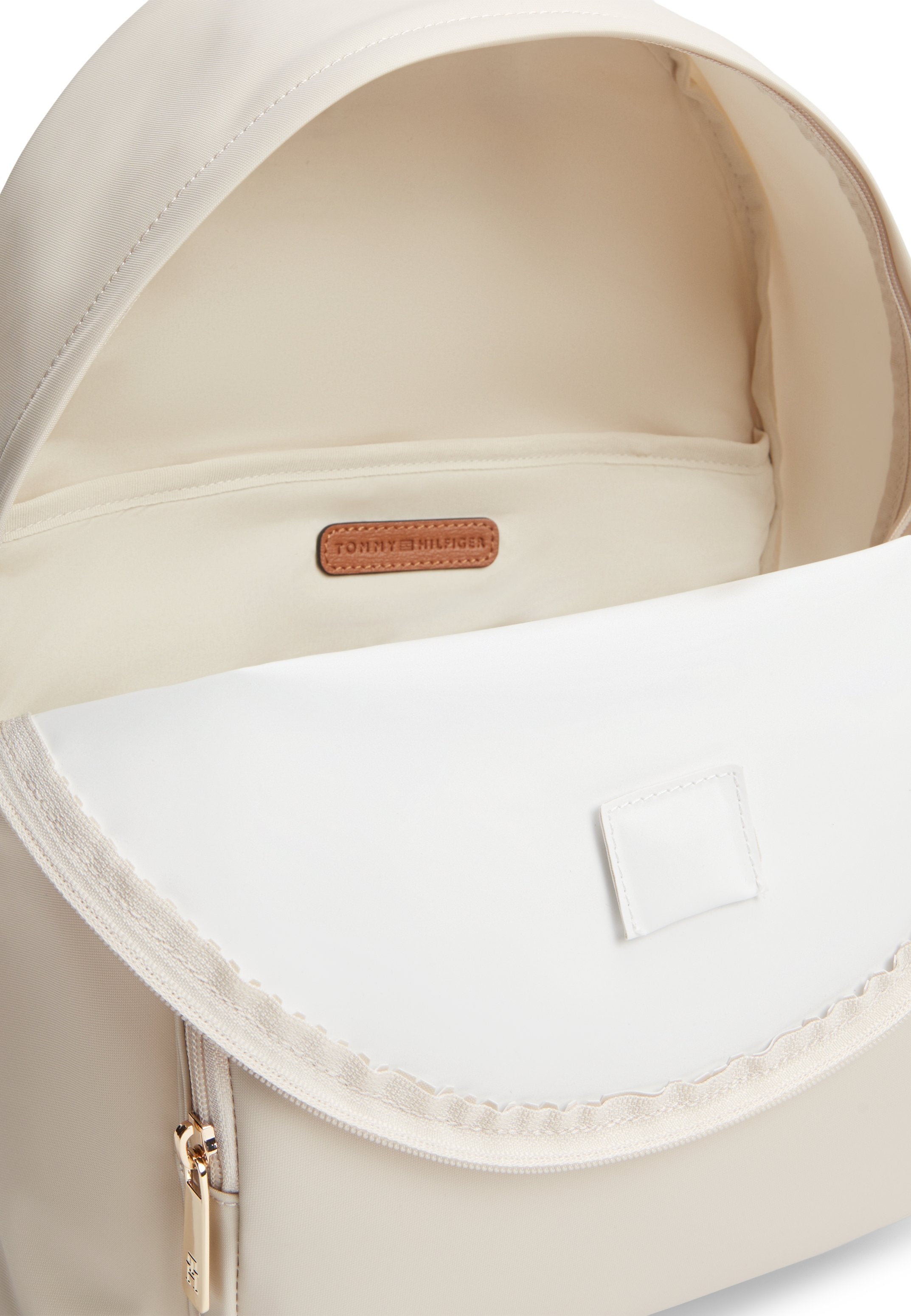 TH MONOGRAM DOME BACKPACK - Rucksack - soft cream