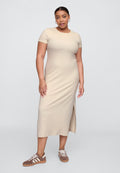 MAXI DRESS - Jersey dress - sand