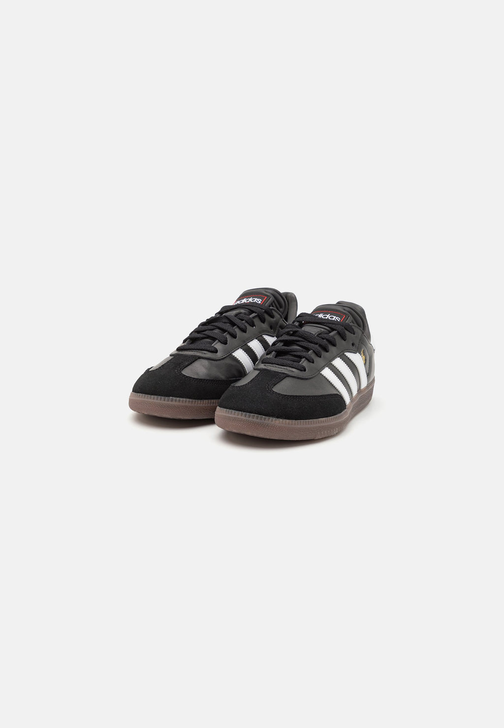 SAMBA - Indoor football boots - core black/footwear white/vivid red