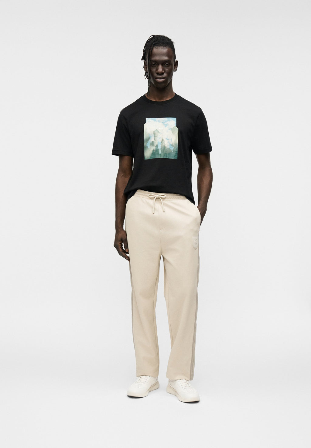 COVER - Print T-shirt - black