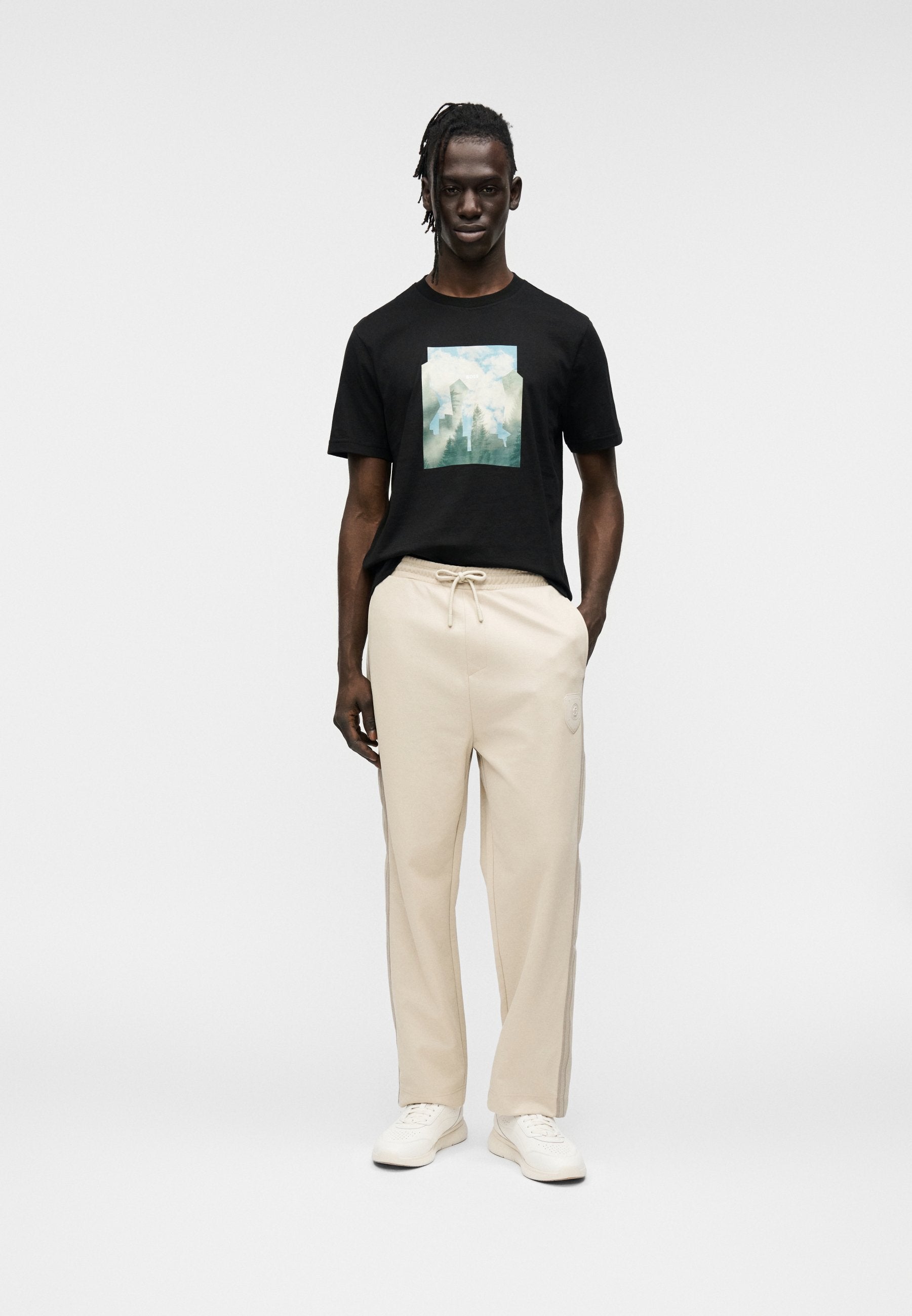 COVER - Print T-shirt - black
