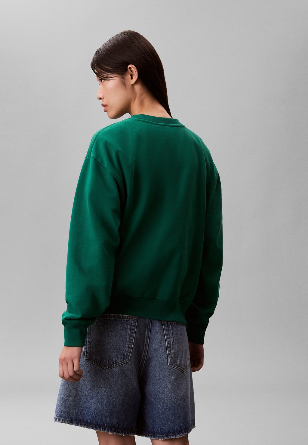 LOGO GRAPHIC CREWNECK  - Sweatshirt - enchanted forest
