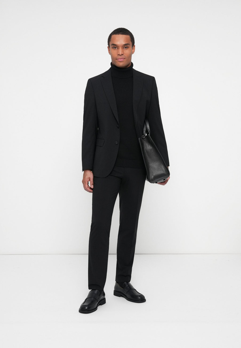 LEON - Trousers - black