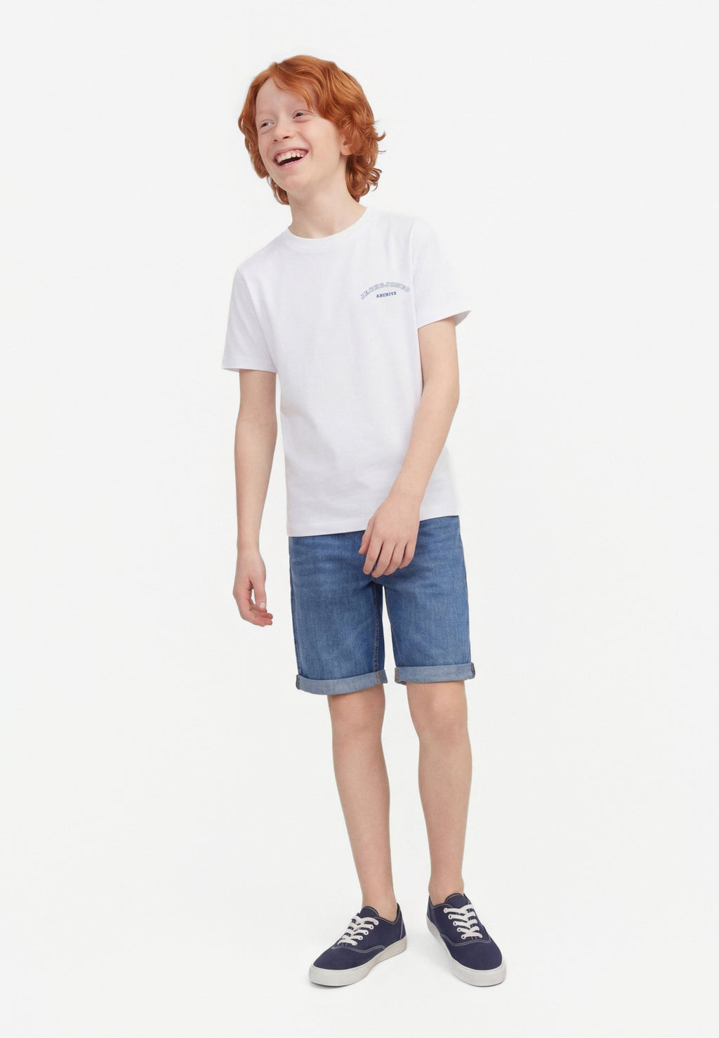 JJCOLLEGE LOGO TEE 2 PACK - Basic T-shirt - navy blazer/bright white