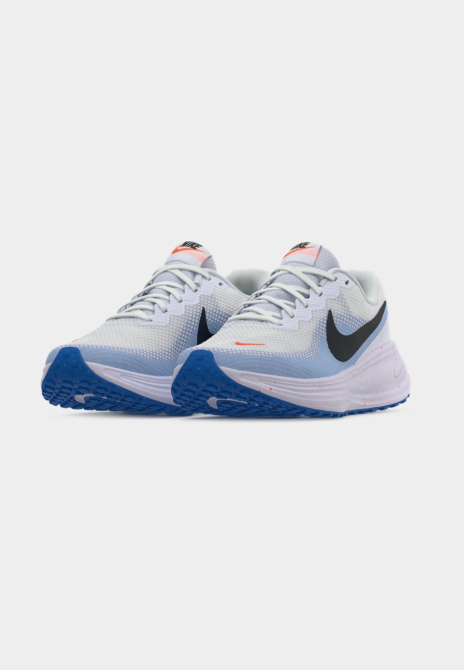 REVOLUTION 8 - Road running shoes - white/off noir/hydrogen blue/blue crystal/total orange