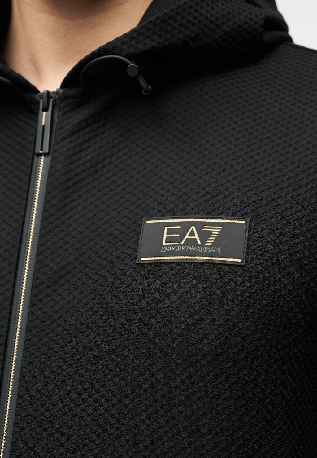 TRAIN PREMIUM LABEL HOODIE - Sweatshirt zippé - black