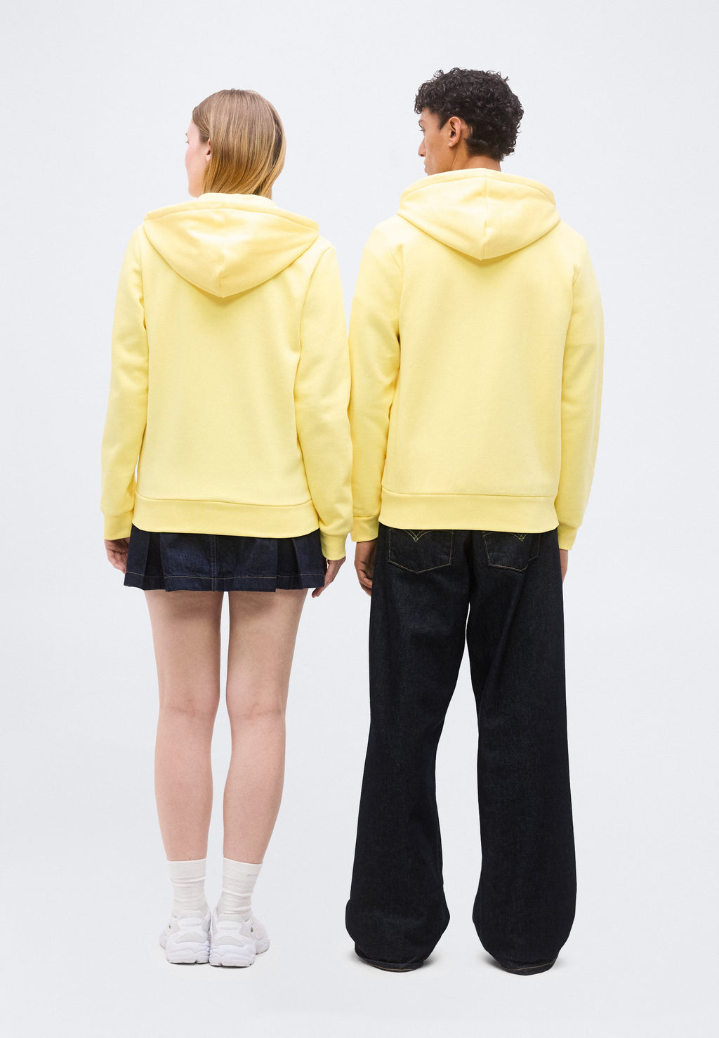 Zip-up sweatshirt - yellow