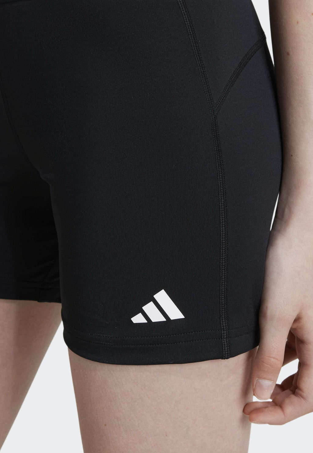 TECHFIT LEGGINGS JUNIOR UNISEX - Sports shorts - black/white