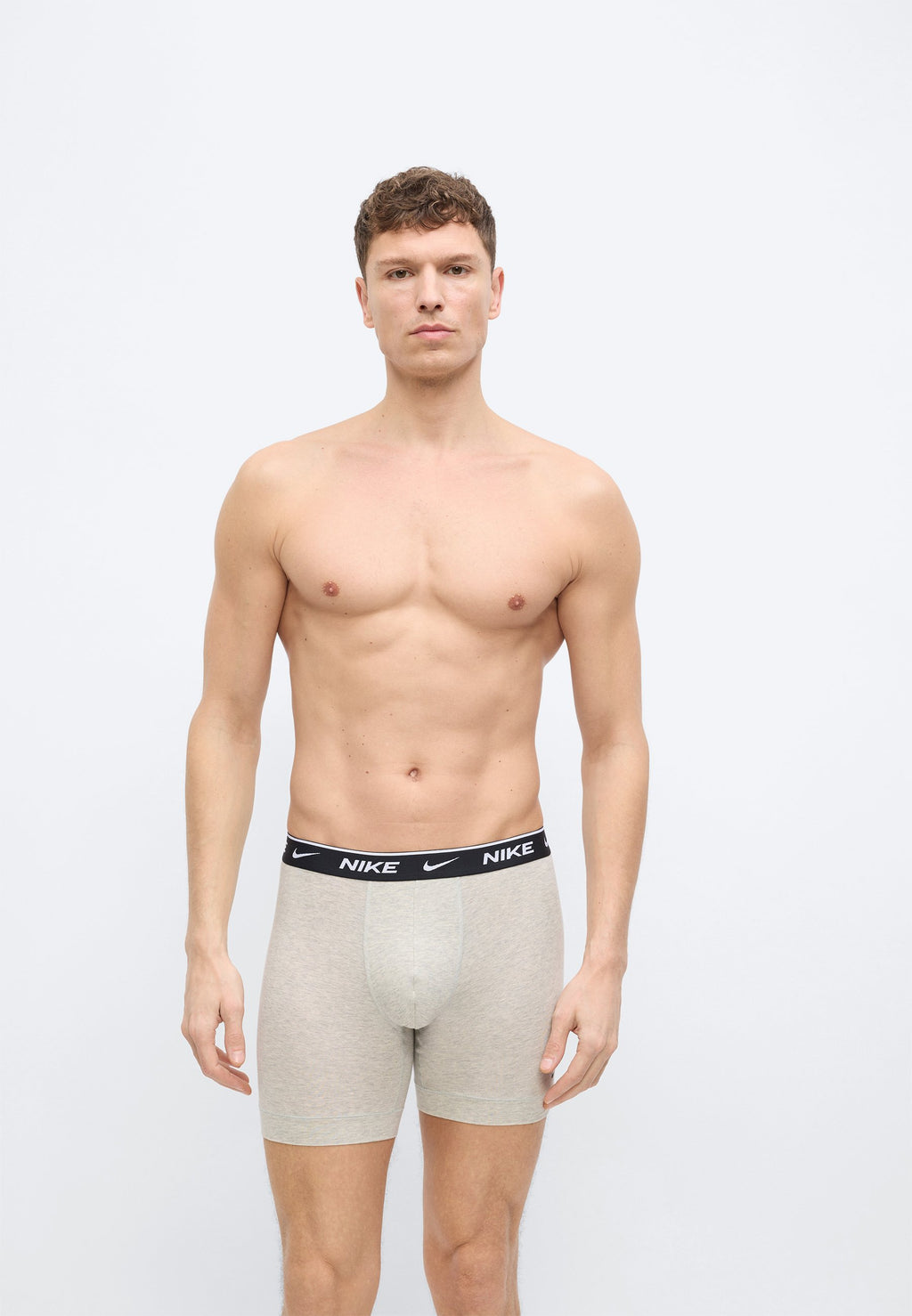 3 PACK - Boxer briefs - white/grey heather/black