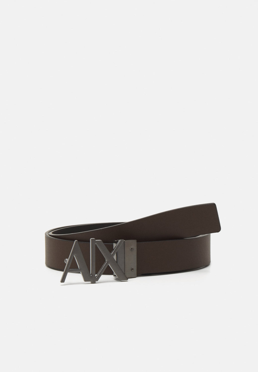 REVERSIBLE PLATE UNISEX - Belt - black/dark brown