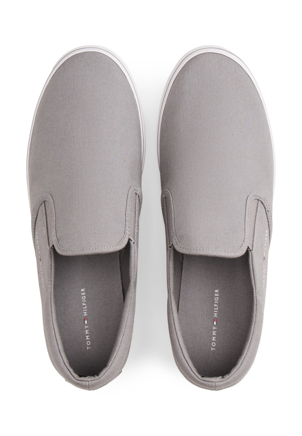 CANVAS SLIP-ON TRAINERS - Trainers - universal grey